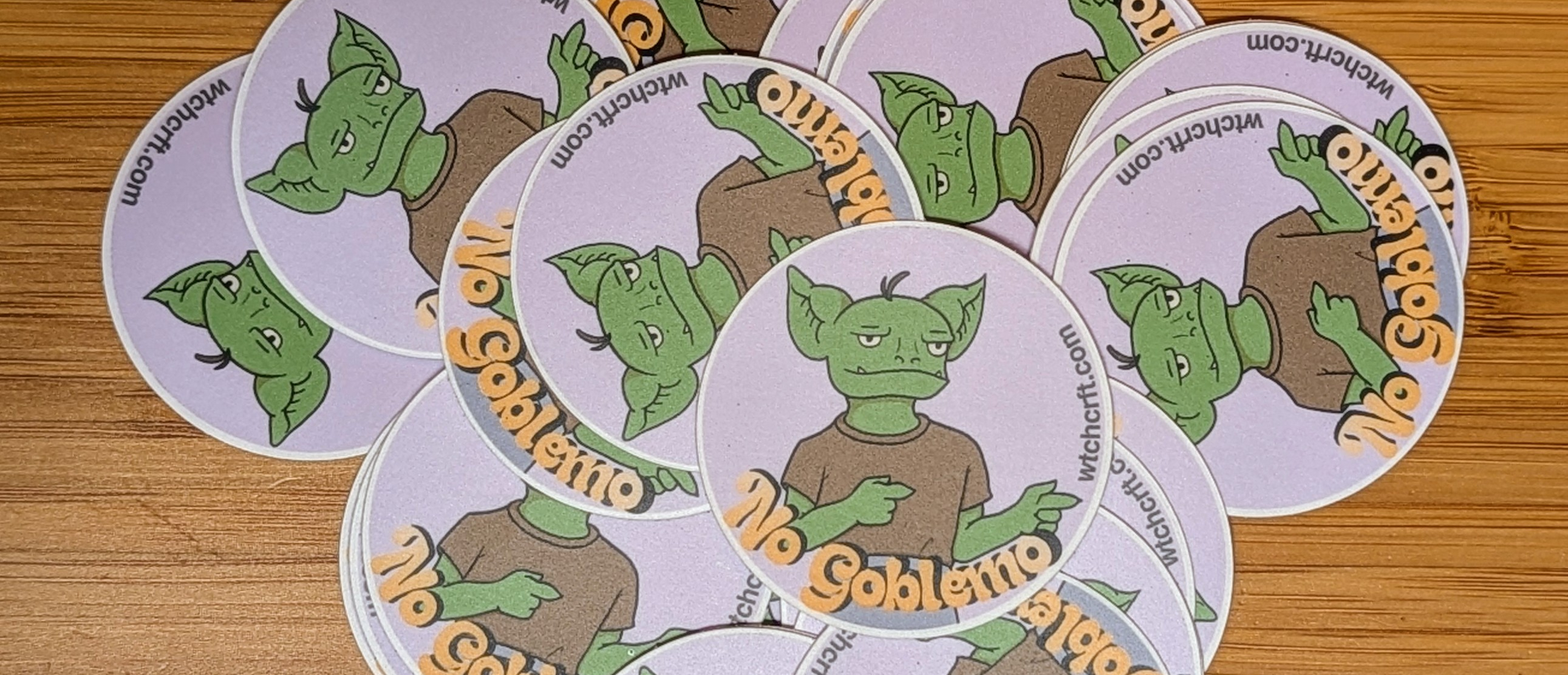 No Goblemo Dustin sticker.