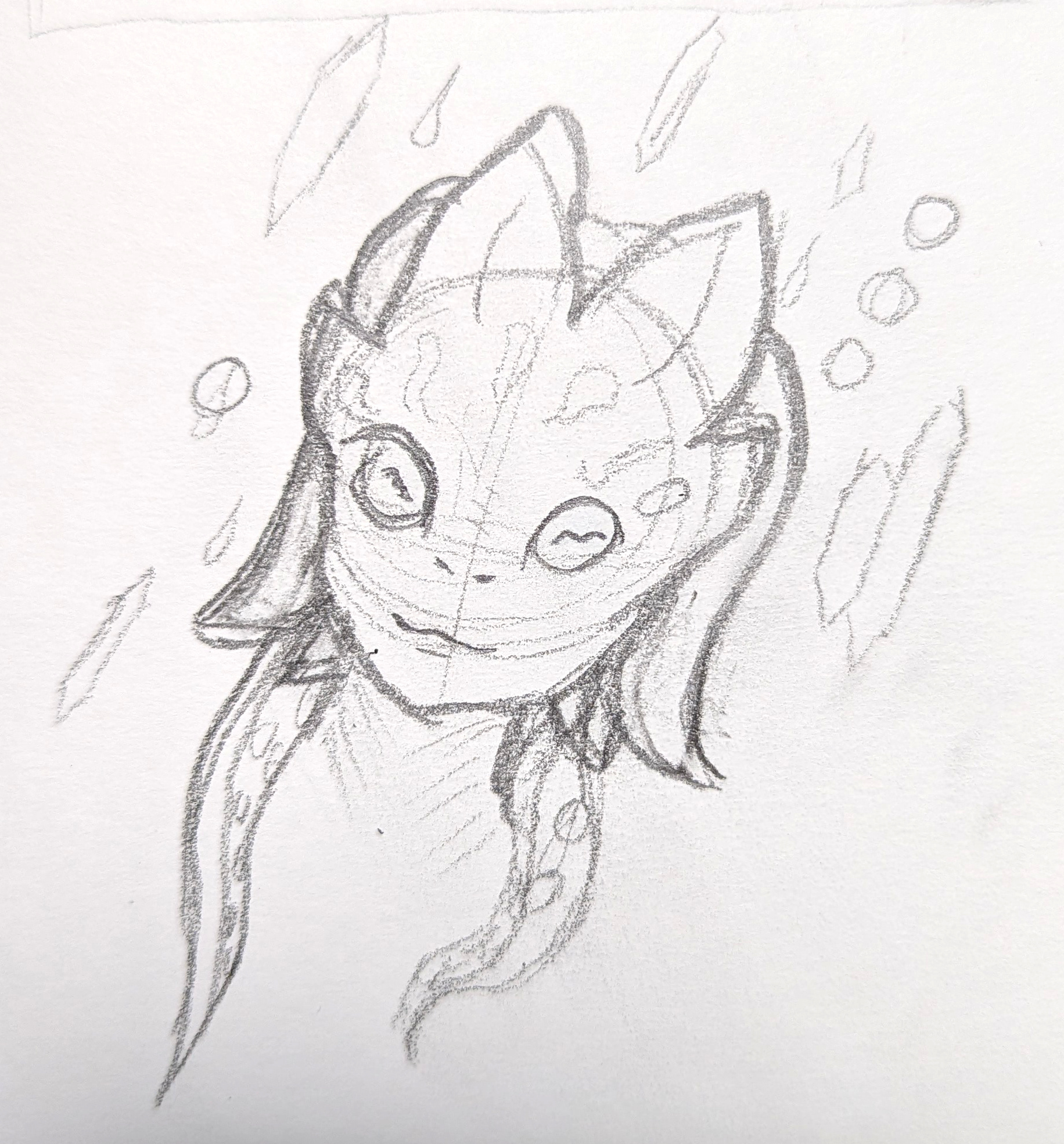 Sketch of octogirl