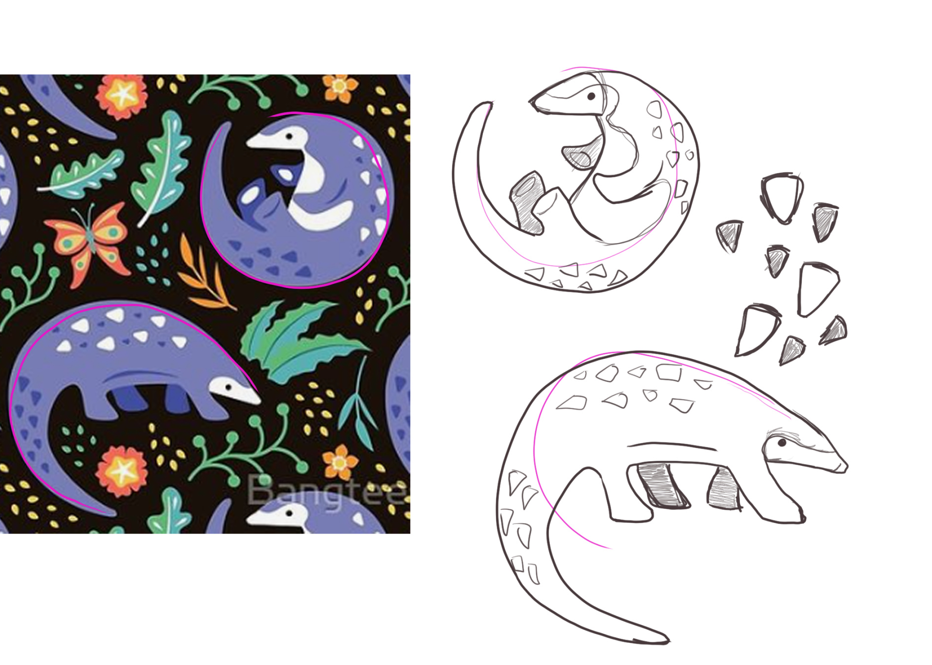 Pattern based pangolins