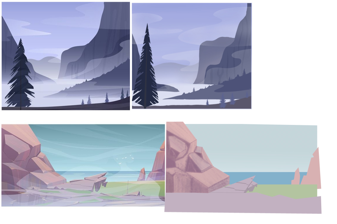 Vector landscape studies